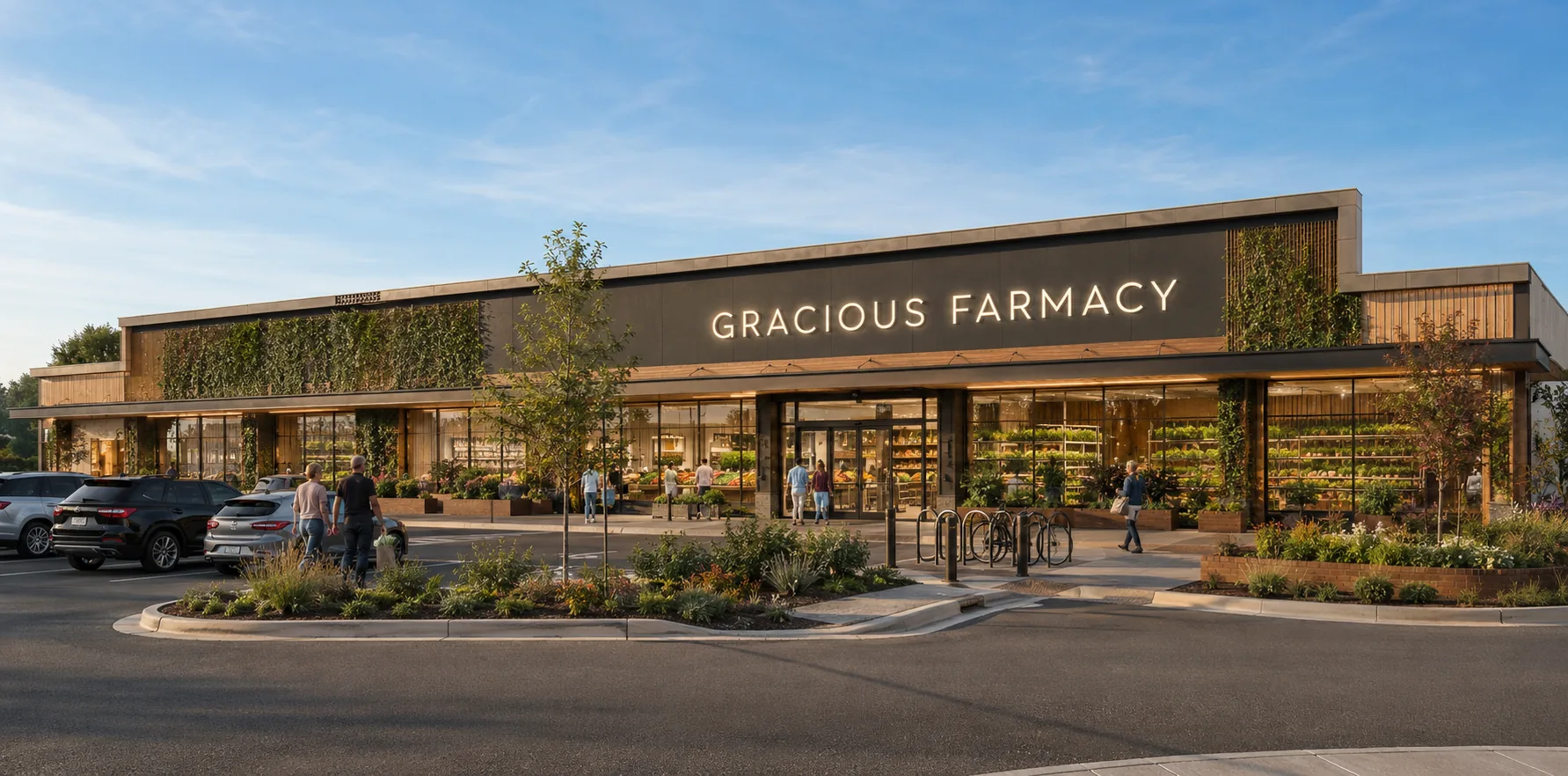 The future Gracious Farmacy storefront in Charlotte